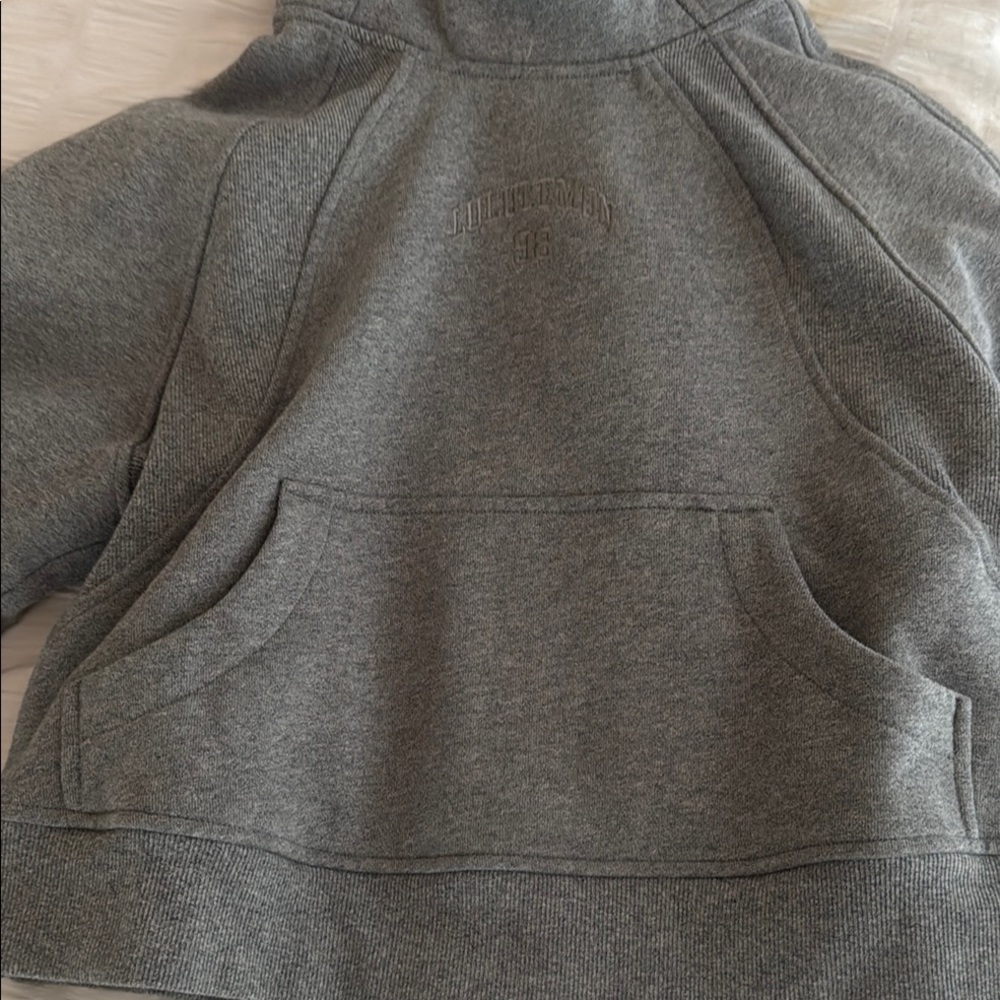 Lululemon Gray Scuba With Embrodiry